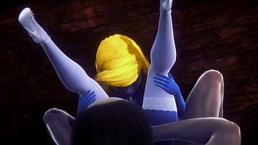 Gargamel Smurfing Smurfette