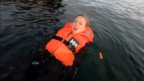 Wetsuit JOI with Life Jacket & Bondage – Outdoor Masturbation Fantasy AVI