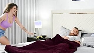 Slutty Indica Flower Secretly Fucks Both Xander Corvus & His Stepdad Until They All M