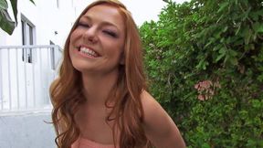 Redhead Sucks Cock Like a Pro
