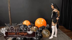 Sister Cinthya Discovers Balloons in the Rectory 4K (3840x2160)