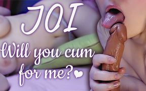 ASMR. JOI. I will make you cum with my mouth and hands