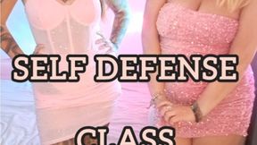 TEACHING MY HOT BLOND FRIEND CBT SELF DENFENSE