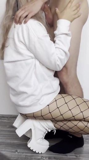 Beautiful Teen Student Loves Sperm