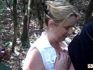 Stephanie, breasty mother i'd like to fuck, in team fuck in the woods