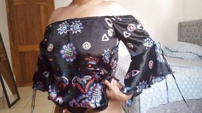 Daddy I'm Excited, I Need Cock!! College Girl on Vacation Gets to Masturbate Her Pussy and Big Tits