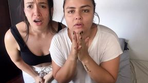 Your babysitters catch you masturbating, begging for release