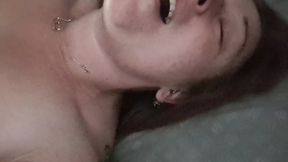 Sexy hot wife moans as she is fucked and creampied by a friend