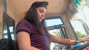 I did warmup the bus before driving