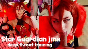 Star Guardian Jinx Throat Training 4K