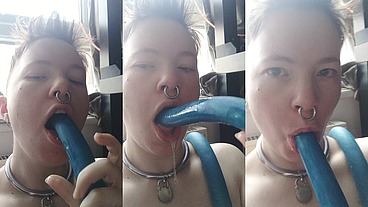 I use the for deepthroat practice every morning and I really love all the super viscous stringy saliva deep-throatin...