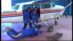 3some on the Plane with the Flight Instructor
