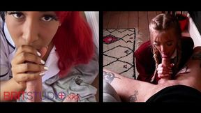 Blowjobs, British beauties, and blowout round two