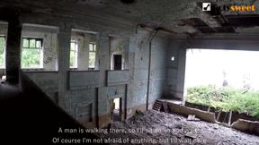 Russian Student Publicly Sucks and Fucks in an Abandoned College (english Subtitles)