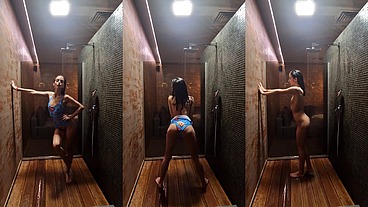 Under the shower in the SPA 1