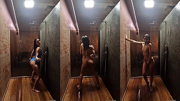 Under the shower in the SPA 1