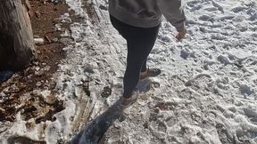 Snow bunny PISS DESPERATION Austrian Mountain View
