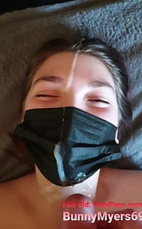 Stepdaddy Teaches 18yo Daughter to Beg for Cum-Filled Facial
