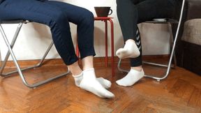 GIRLS WEAR DIRTY SMELLY SOCKS - MP4 HD