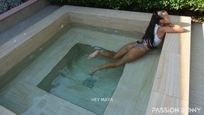 Cheating blowjob and risky public fuck with facial by friend