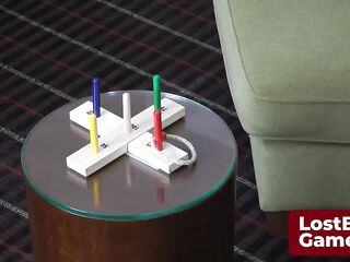 5-Point Quoits with sexy beauties making it into a undress game
