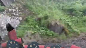 Tiny Train Traveling Through Teenie Town 4k