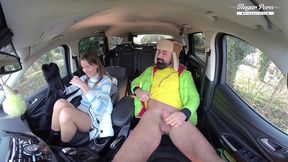 lili charmelle - a car stop for fuck and creampie