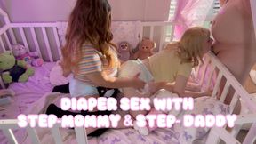 Diaper sex with step-mommy and step-daddy