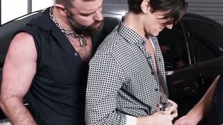 LIMITLESS DESTRUCTION  Aiden Wards Rear End Gets PUMMELED by Wrex Wylde and Wolfie Braden Shaw!
