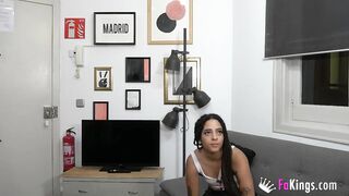 19yo Bae with a JEALOUS BF makes her first porn