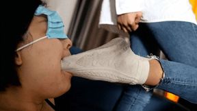 Dirty stinky socks licking smelling HX20220418