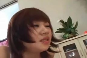 Slippery Asian Cutie in Her Tiny Leotard, Getting Her Tight Asshandled