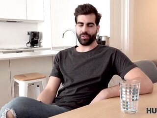 Kinuski Kakku is bouncing up and down whilst cuckolding her attractive partner in the kitchen