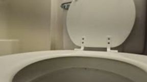 Teenie Sneaks into Giantess Giant Toilet POV 4k smaller