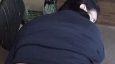 Depraved brunette MILF agrees to fuck on the camera for some cash