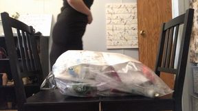Butt crushing trash with my fat ass