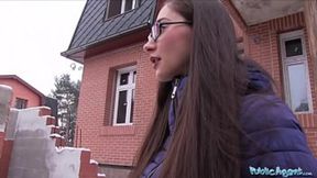 Quivering Russian Teen Slices into Massive Meat on Filthy Lens