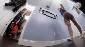 **VR 360** Giantess Rachel Adams Teases & Eats You
