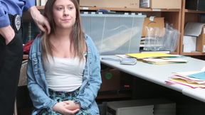 Chubby teen 18+ Caught Stealing And Fucked By A Security Guy