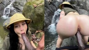Wild outdoor cuckold fest with a BBC invasion and nasty anal&#x1F44C; delight