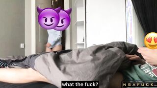 Step Sister Caught me Jerking off with