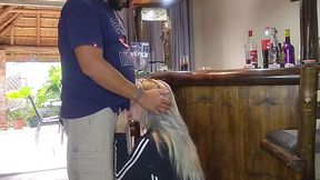 Slutty Blonde Flashes Pussy for Quick Public Fuck