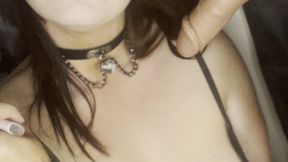 Realistic dildo smoking blowjob submissive girl