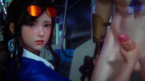 Cute Asian Sex Doll Engages In Explicit 3D Virtual Reality Action
