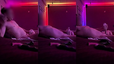 Voyeur view while I lay back and stroke and cum twice!