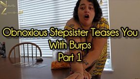Obnoxious Stepsister Teases You With Burps And Eating Part 1 4k
