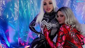 Octokuro Venom and Carnage cosplay fuck