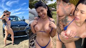 Dirty Brunette Crushes Abandoned Kiosk&#x6D77;&#x8FB9;&#x6027;&#x7231;-Drii Cordeiro