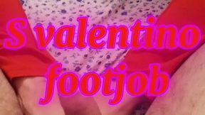 S Valentino footjob
