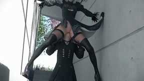 Intense Automata Action: YorHa Missionary with Cumshot Finish
